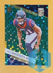 2023 Panini Elite #196 Will Anderson Jr GREEN DISCO Houston Texans RC